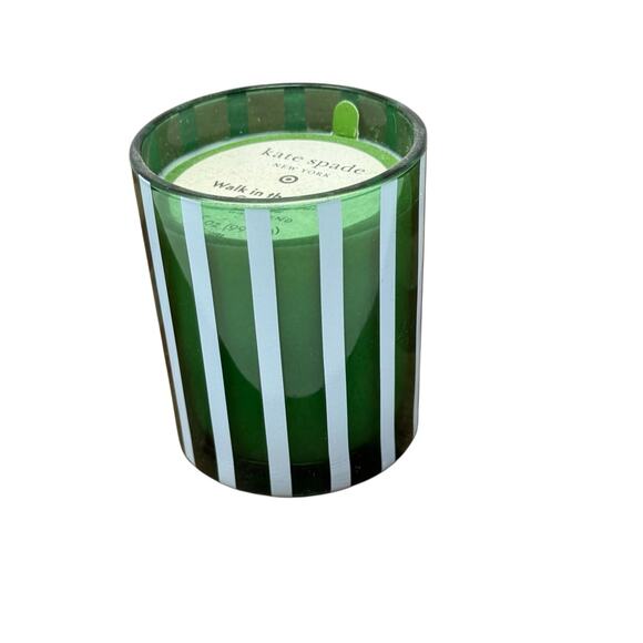 Kate Spade New York x Target Green White Striped Scented Candle Walk In The Park - Picture 6 of 8